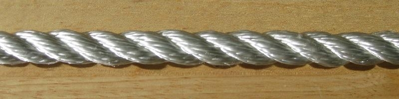 1/2" 3-Strand Twisted Nylon - Solid White - Click Image to Close