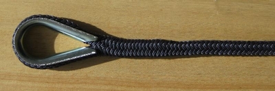 3/8" x 50' Solid Navy Anchor Line